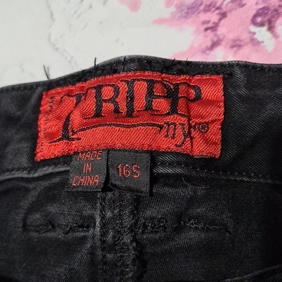 Tripp‎ NYC Black High Waist Jeans Plus Size 16 - Picture 3 of 5